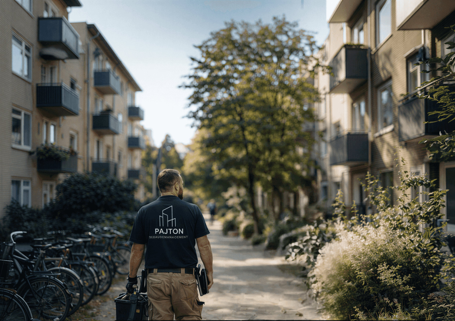 Pajton Gebäudemanagement Team bei der Gebäudereinigung in Münster